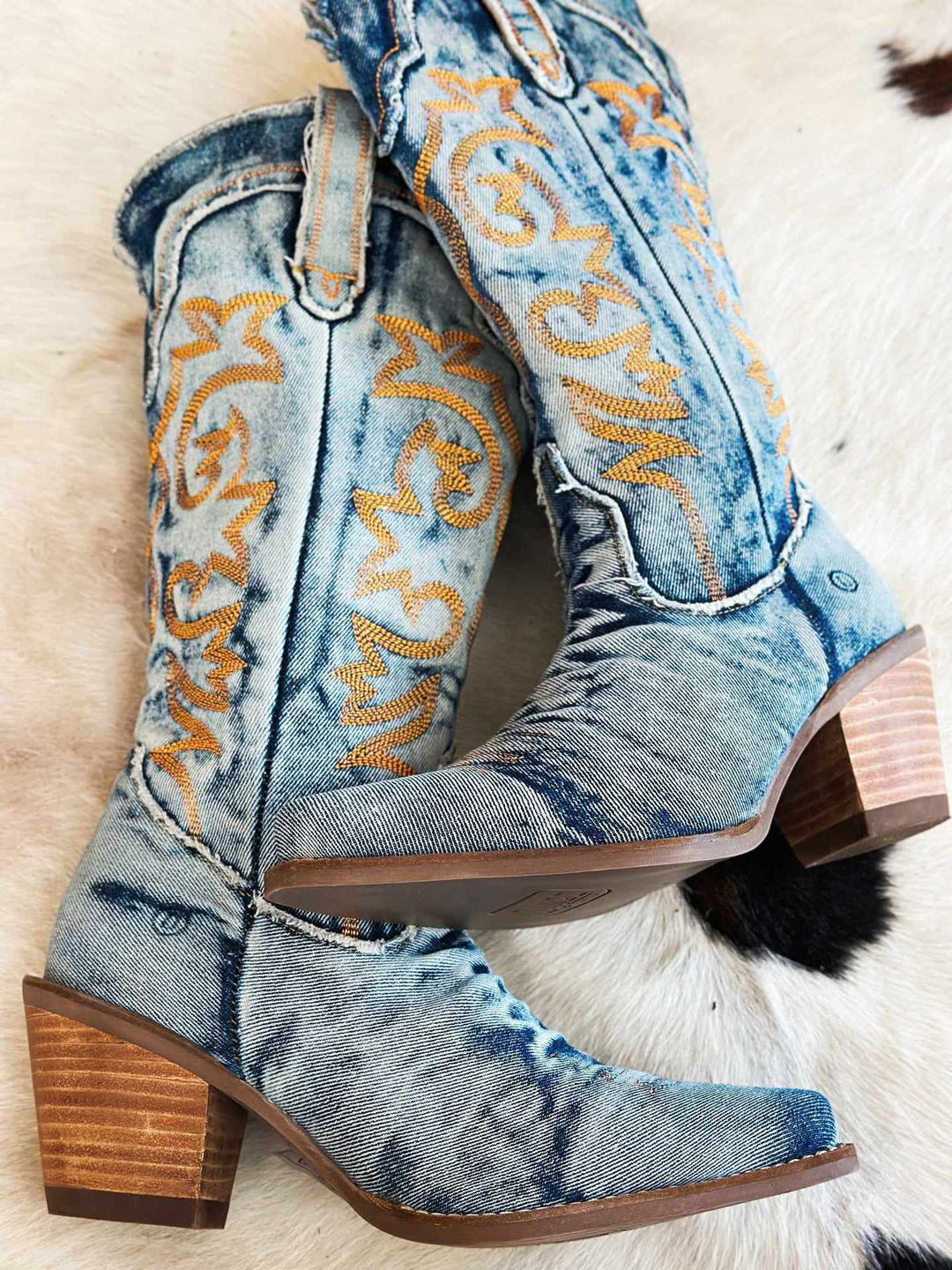 Dakota™ | Denim Western Boots